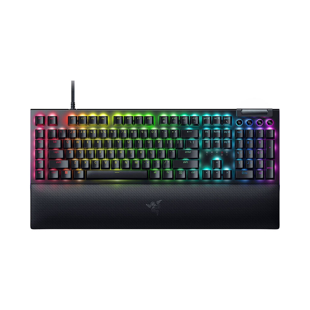 A Photo Of Razer BlackWidow V4 - Wired Full-Size Mechanical Gaming Keyboard with Green Switches