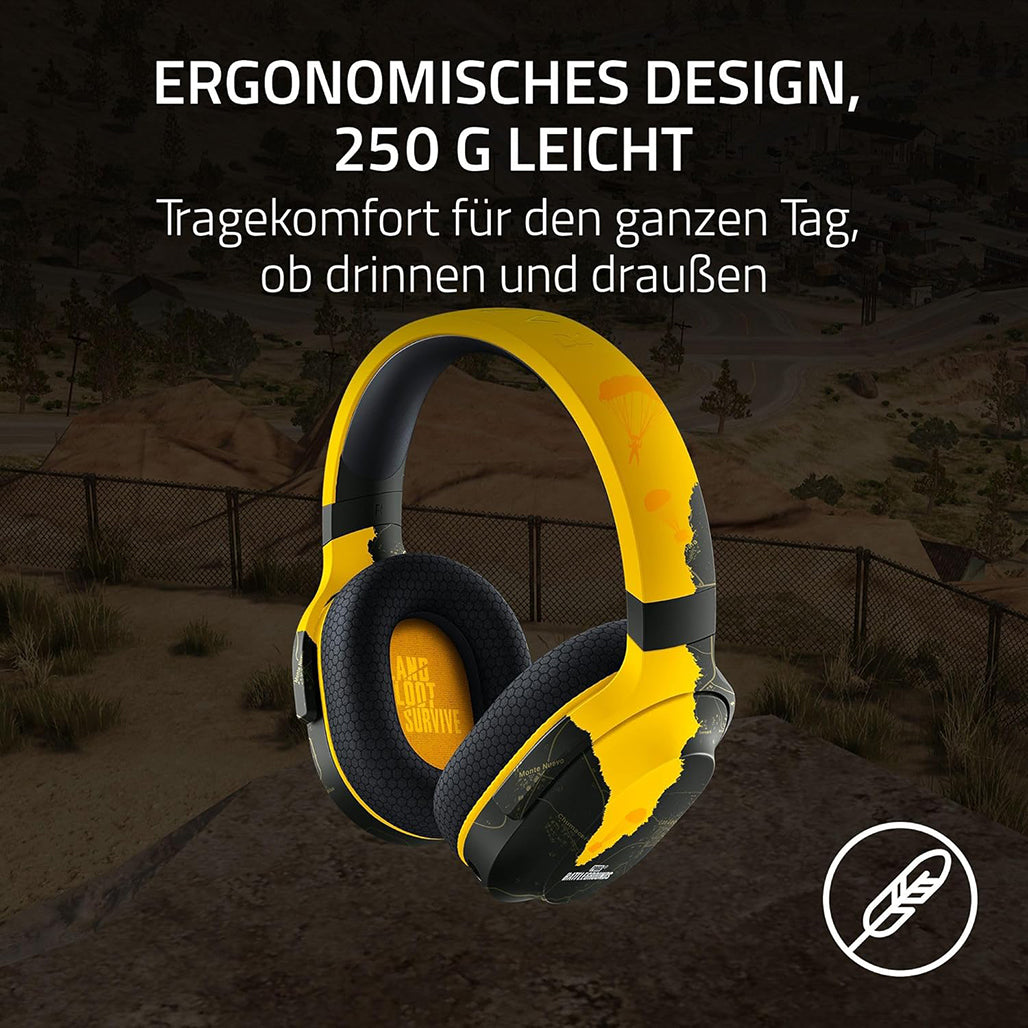 A Photo Of Razer Barracuda X - PUBG Edition Wireless Multiplatform - Gaming and Mobile Headset