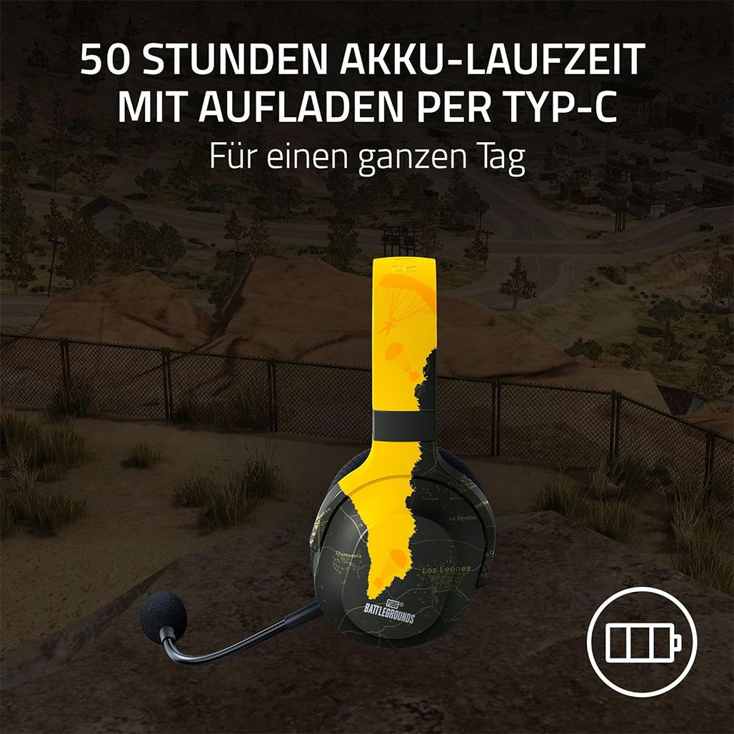 A Photo Of Razer Barracuda X - PUBG Edition Wireless Multiplatform - Gaming and Mobile Headset
