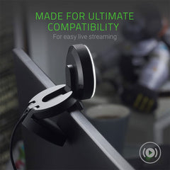 A Photo Of Razer Kiyo Streaming Webcam - 1080p 30 FPS / 720p 60 FPS with Built-in Lighting