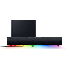 A Photo Of Razer Leviathan V2 PC Gaming Soundbar with Subwoofer - THX Spatial Audio & Razer Chroma RGB