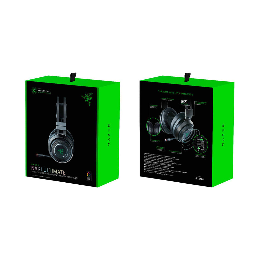 A Photo Of Razer Nari Ultimate - Wireless Gaming Headset with Razer HyperSense and Haptic Feedback