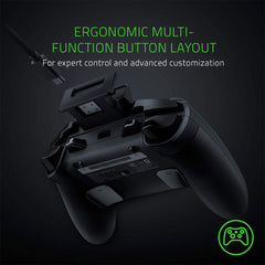 A Photo Of Razer Raiju Mobile – Ergonomic Mobile Gaming Controller for Android with Customizable Controls and Adjustable Phone Mount