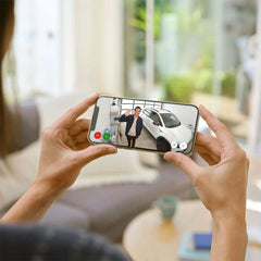 A Photo Of Ring Indoor Camera 2nd Gen - Wired Security Camera with Privacy Cover, 1080p HD - White