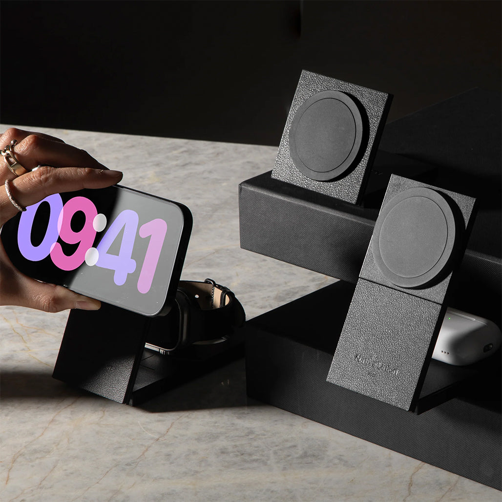 A Photo Of Native Union Rise 3-in-1 Magnetic Wireless Charger