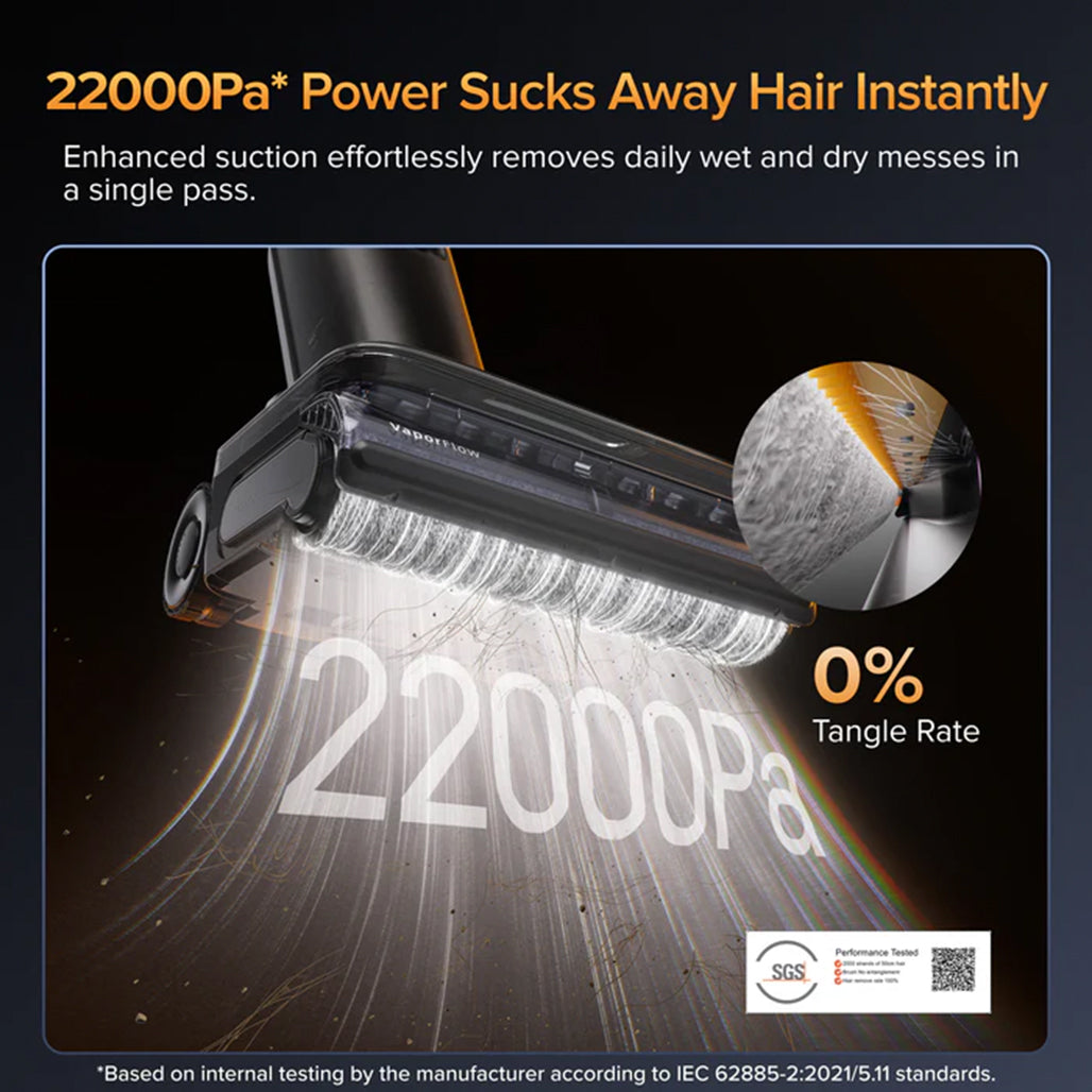 A Photo Of Roborock F25 Ultra - Wet & Dry Vacuum with Steam and High-Temperature Cleaning