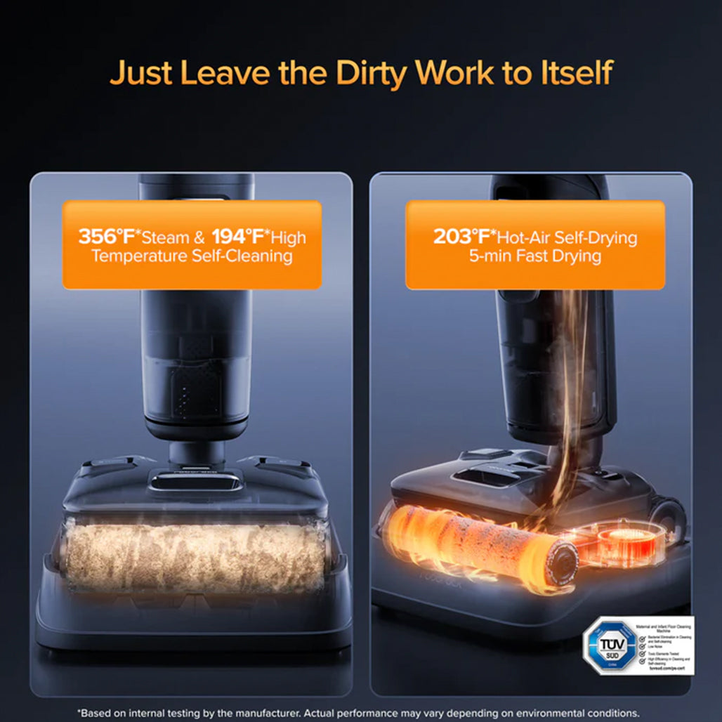 A Photo Of Roborock F25 Ultra - Wet & Dry Vacuum with Steam and High-Temperature Cleaning