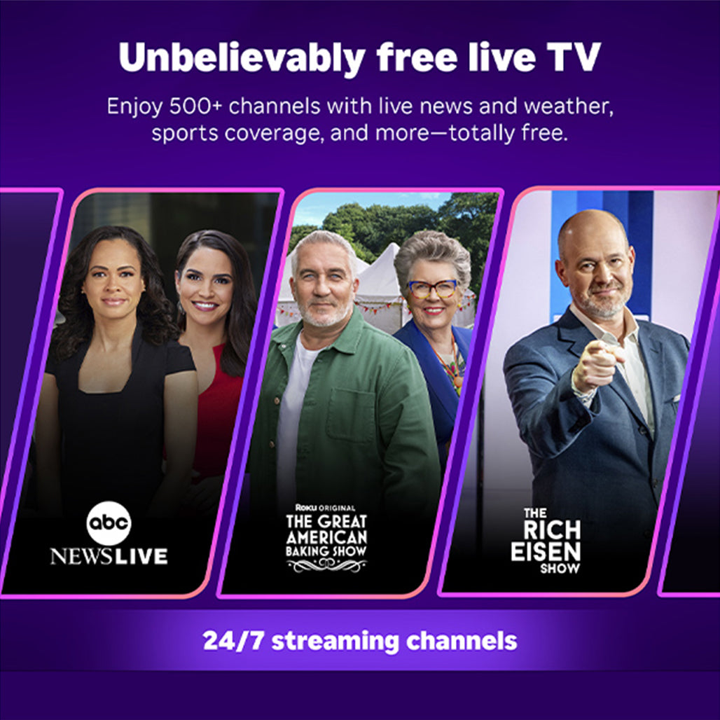 A Photo Of Roku Streaming Stick Plus - 4K HDR Streaming Device with Voice Remote - 3830R