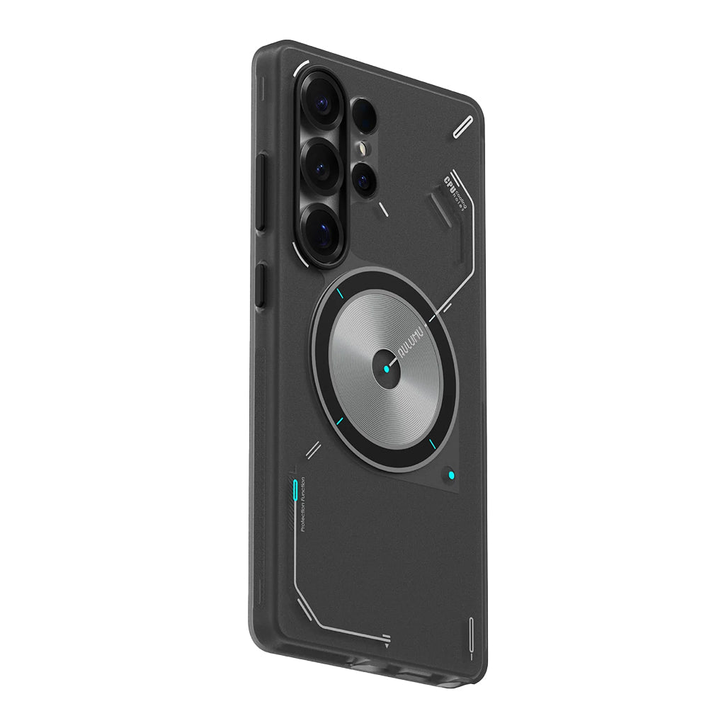 A Photo Of AULUMU S25 Frosted Case for Galaxy S25 Ultra – Glow-in-the-Dark