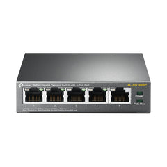 A Photo Of TP-Link TL-SG1005P 5-Port Gigabit Desktop Switch with 4 PoE Ports | 56W Power Supply, Priority Function