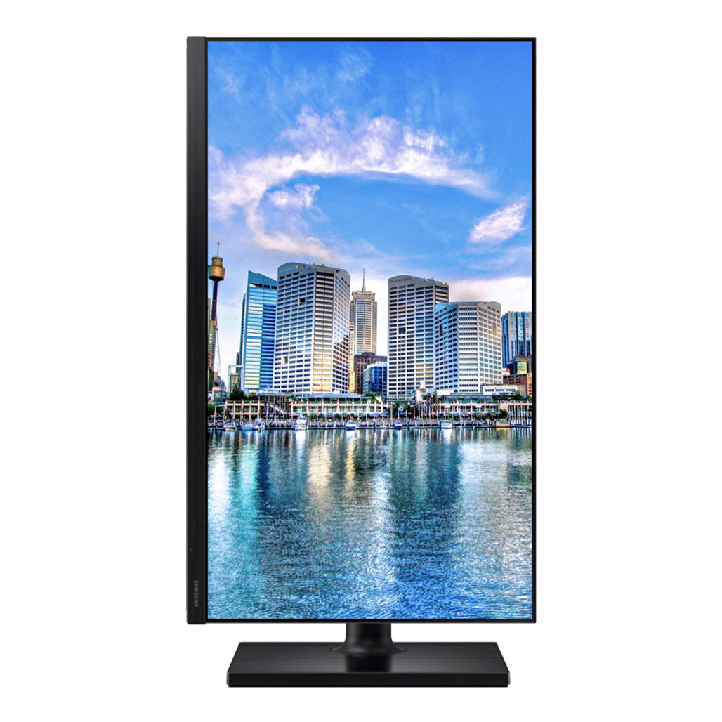 A Photo Of Samsung 27-inch T45F Borderless IPS Monitor - F27T450FQN | Full HD, Eye Saver Mode, Eco Saving Plus, USB Hub