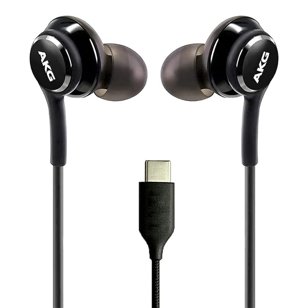 A Photo Of Samsung AKG USB Type-C Wired Earphones - High-Quality In-Ear Headphones with Integrated Controls