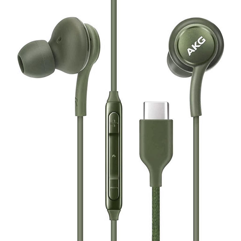 A Photo Of Samsung AKG USB Type-C Wired Earphones - High-Quality In-Ear Headphones with Integrated Controls