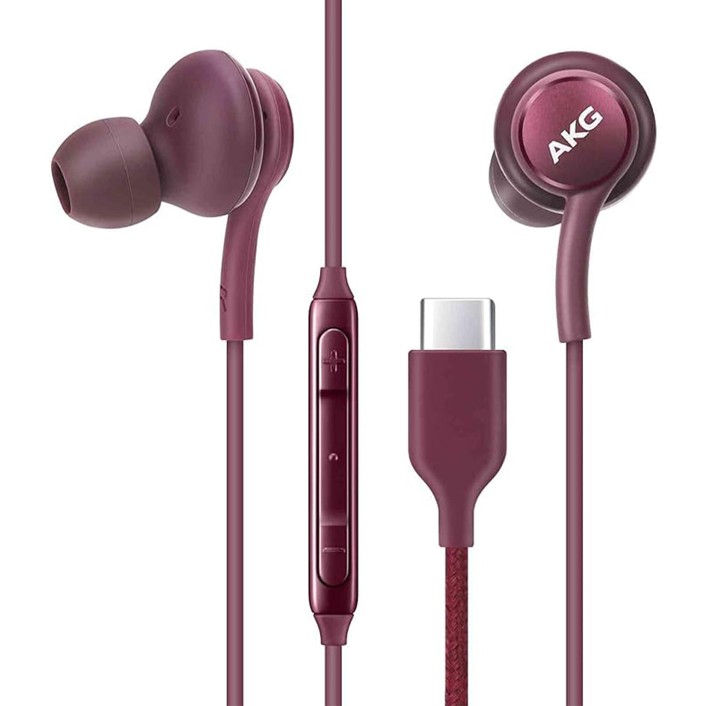 A Photo Of Samsung AKG USB Type-C Wired Earphones - High-Quality In-Ear Headphones with Integrated Controls