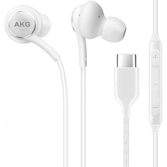 A Photo Of Samsung AKG USB Type-C Wired Earphones - High-Quality In-Ear Headphones with Integrated Controls