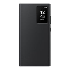 A Photo Of Samsung Galaxy S24 Ultra Smart View Wallet Case - Black | Interactive and Protective Cover