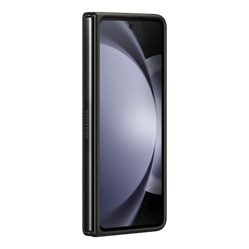 A Photo Of Samsung Galaxy Z Fold5 Slim S-Pen Case - Graphite, Built-in S-Pen with Eco-Conscious Materials