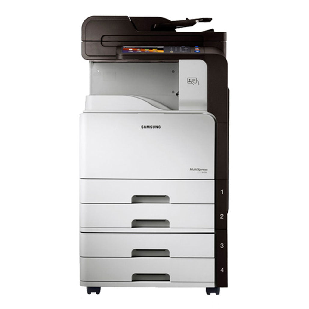 A Photo Of Samsung MultiXpress SCX 8128NA Monochrome Multifunction Laser Printer – High-Speed B/W Printer, Copier, Scanner, 11x17