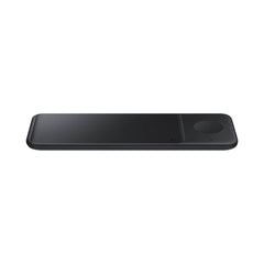 A Photo Of Samsung Wireless Charger Trio - Black | 3-in-1 Fast Charging Pad for Phone, Galaxy Watch, and Earbuds