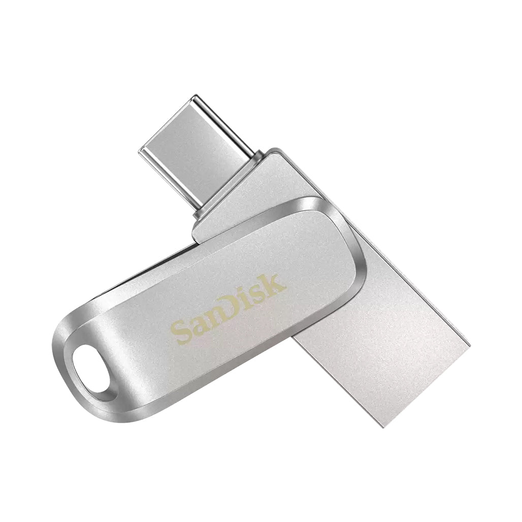 A Photo Of SanDisk Ultra Dual Drive Luxe USB Type-C 128GB Flash Drive – High-Speed Data Transfer | SDDDC4-128G-G46
