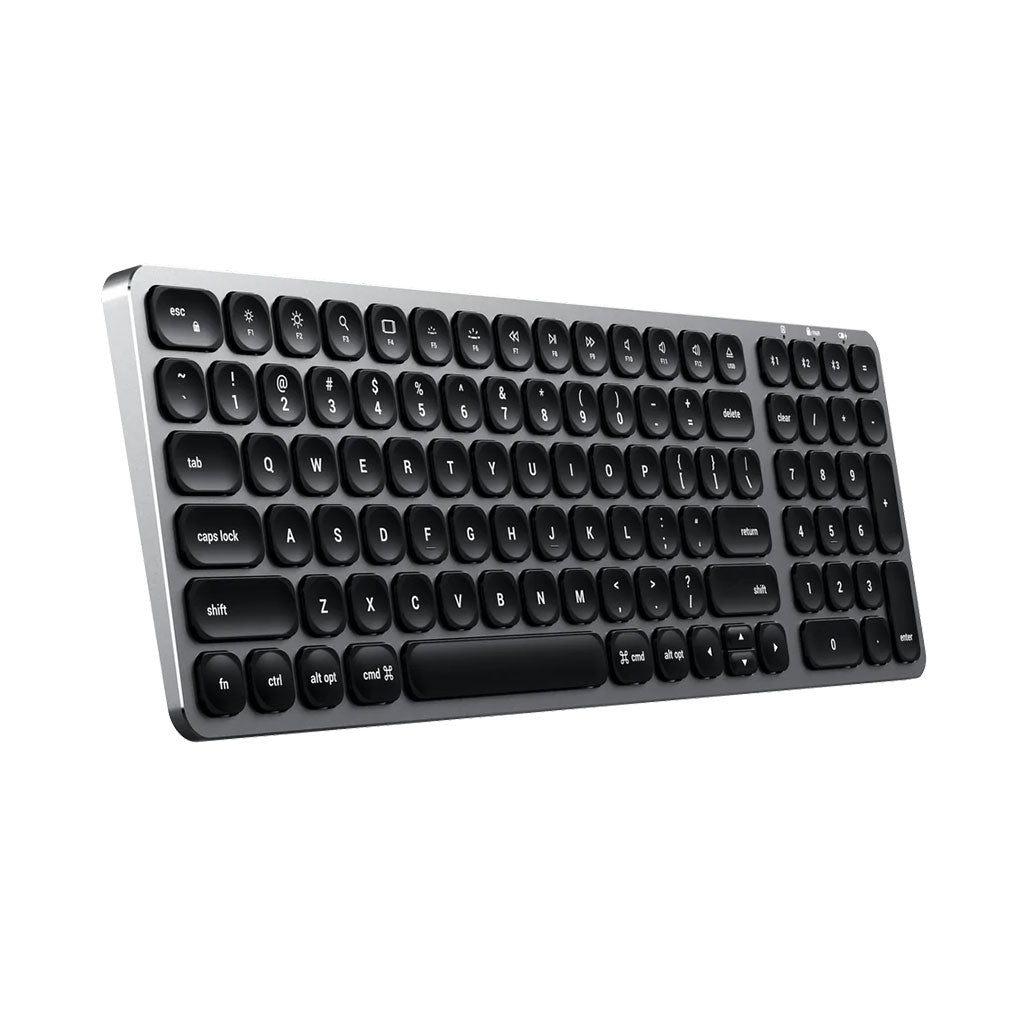 A Photo Of Satechi Compact Backlit Wireless Keyboard - Bluetooth 5.0, USB-C Rechargeable, Multi-Device