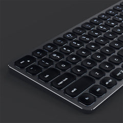 A Photo Of Satechi Compact Backlit Wireless Keyboard - Bluetooth 5.0, USB-C Rechargeable, Multi-Device