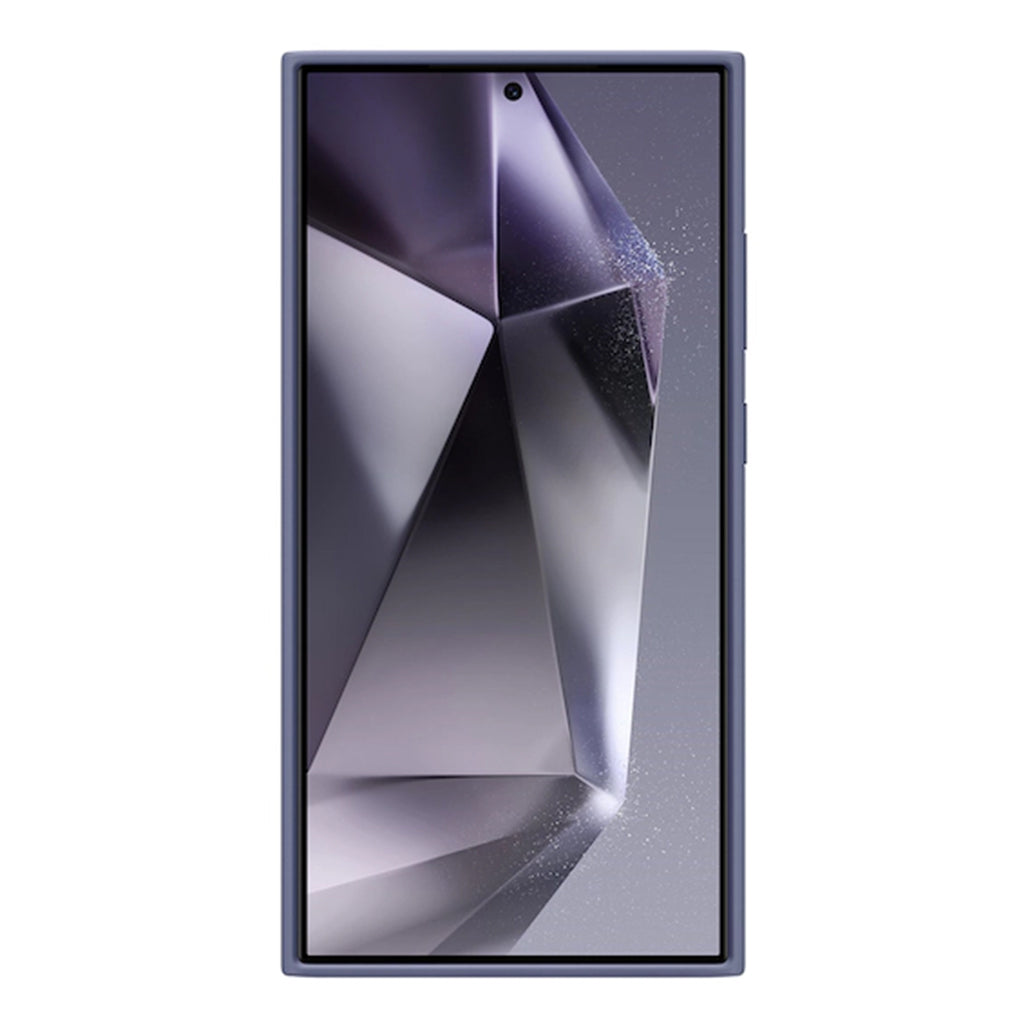 A Photo Of Samsung Galaxy S24 Ultra Silicone Case - Violet | EF-PS928TVEGUS