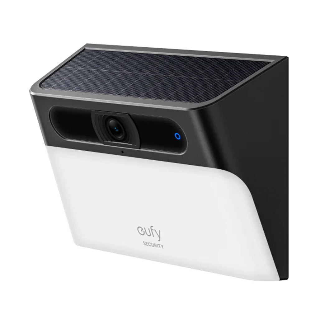 A Photo Of Eufy Solar Wall Light Cam S120 – Wireless 2K Security Camera with Motion-Activated LED Light, AI Detection, and Solar Charging