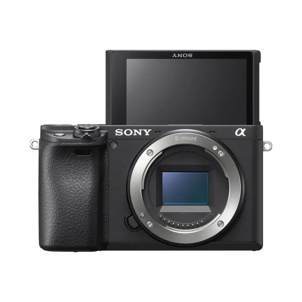 A Photo Of Sony Alpha a6400 Mirrorless Camera with 16-50mm Lens – 24.2MP, 11FPS, 4K Video, Real-time Eye-AF