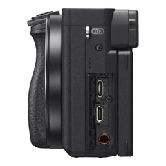 A Photo Of Sony Alpha a6400 Mirrorless Camera with 16-50mm Lens – 24.2MP, 11FPS, 4K Video, Real-time Eye-AF