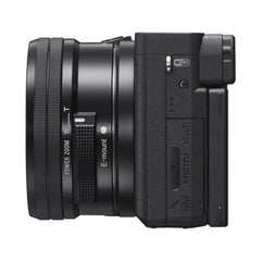 A Photo Of Sony Alpha a6400 Mirrorless Camera with 16-50mm Lens – 24.2MP, 11FPS, 4K Video, Real-time Eye-AF