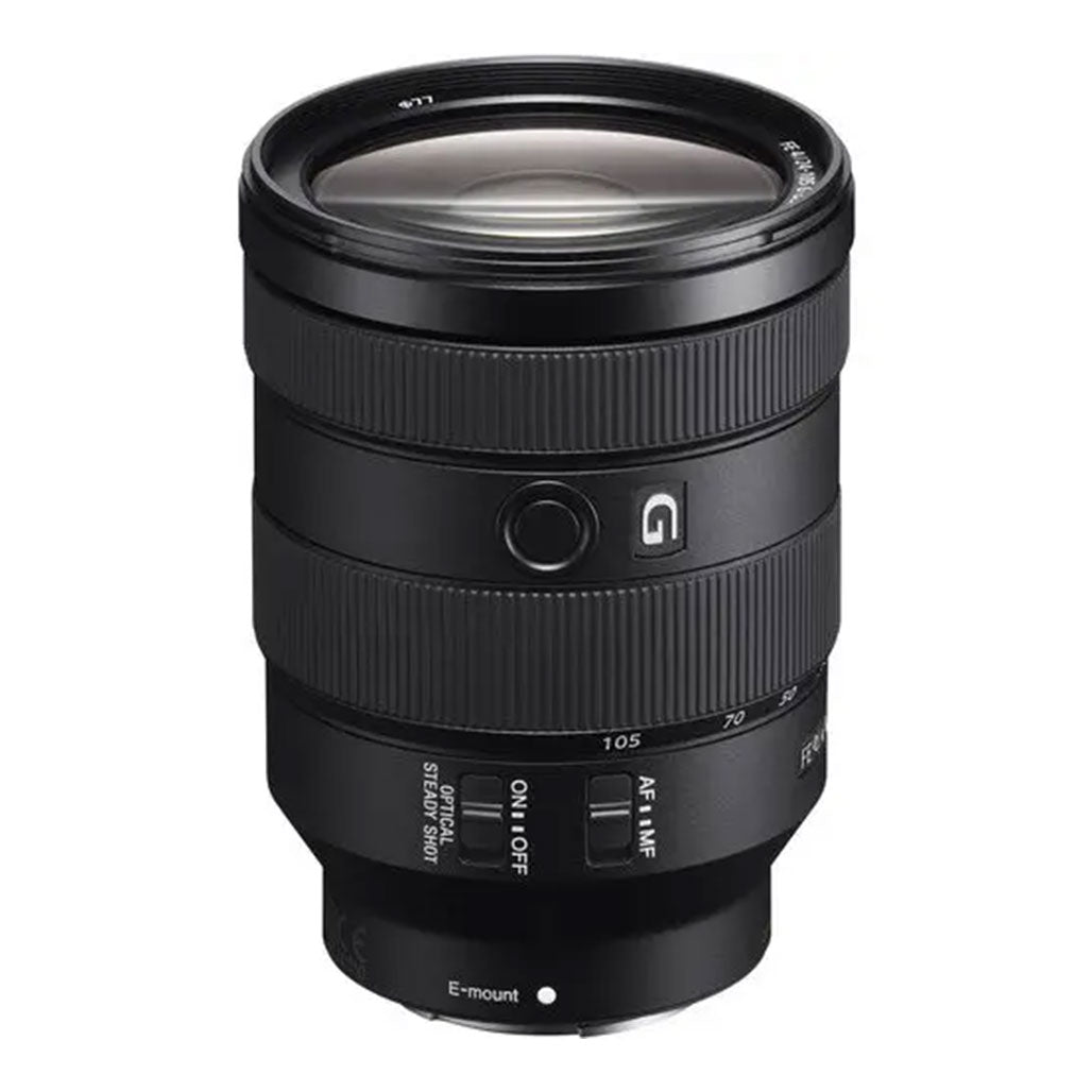 A Photo Of Sony FE 24-105mm f/4 G OSS Lens – Wide-Angle to Telephoto Zoom with Optical SteadyShot and Nano AR Coating