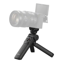 A Photo Of Sony GP-VPT2BT Wireless Shooting Grip – Bluetooth Camera Control and Tabletop Tripod