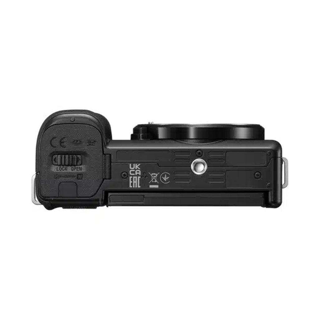 A Photo Of Sony ZV-E10 Mirrorless Camera with 16-50mm Lens (Black) – Advanced Vlogging Camera with 4K Video, Vari-Angle Screen, and Directional Microphone