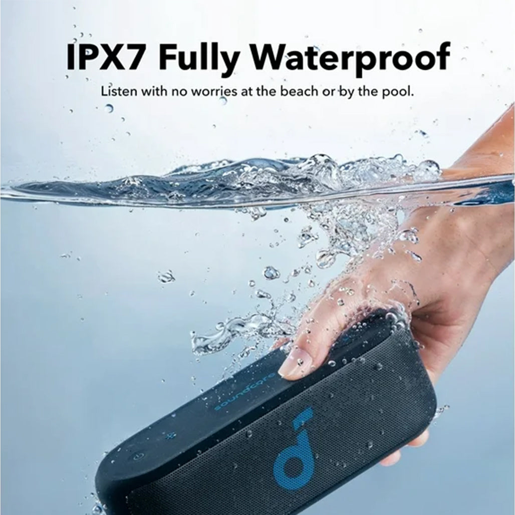 A Photo Of Anker Soundcore Select 3 Black – 16W Bluetooth Speaker with BassUp™, 20-Hour Battery, and IPX7 Waterproofing