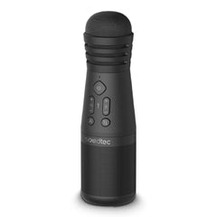 A Photo Of Soundtec By Porodo Karaoke Microphone with Built-In Speaker – Digital Noise Reduction, Bluetooth 5.0, 1800mAh Battery, 6 Sound Effects