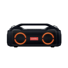 A Photo Of Soundtec by Porodo Vibe Portable Bluetooth Speaker with Smart Functions, IPX5 Water Resistance, and 40W