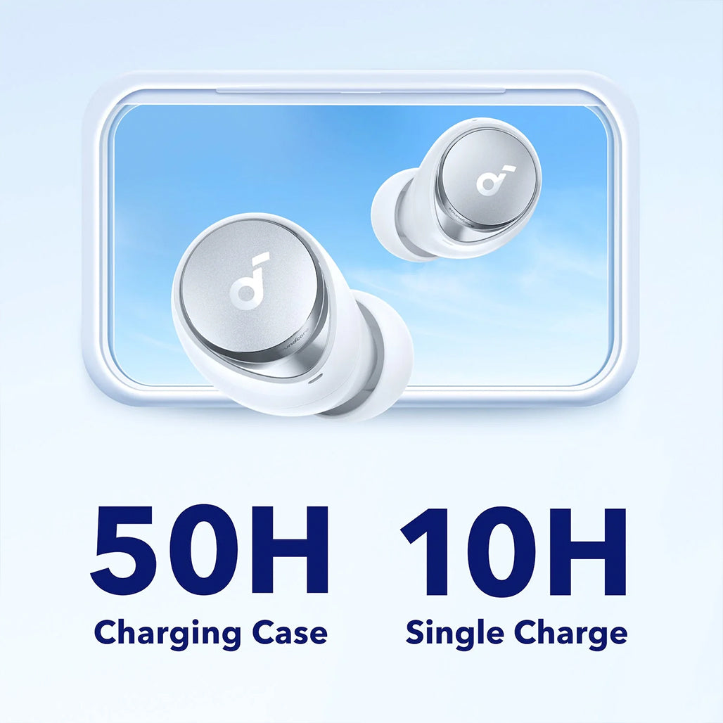 A Photo Of Anker Space A40 | Advanced Noise Cancelling Wireless Earbuds
