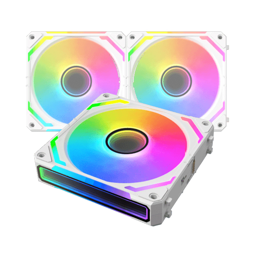 A Photo Of Xigmatek Starlink Ultra | 120mm ARGB Fan Kit with PWM Sync & Smart Control