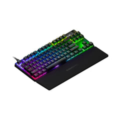 A Photo Of SteelSeries Apex Pro TKL - Wired Mechanical Tenkeyless Gaming Keyboard with Adjustable OmniPoint Switches and OLED Display