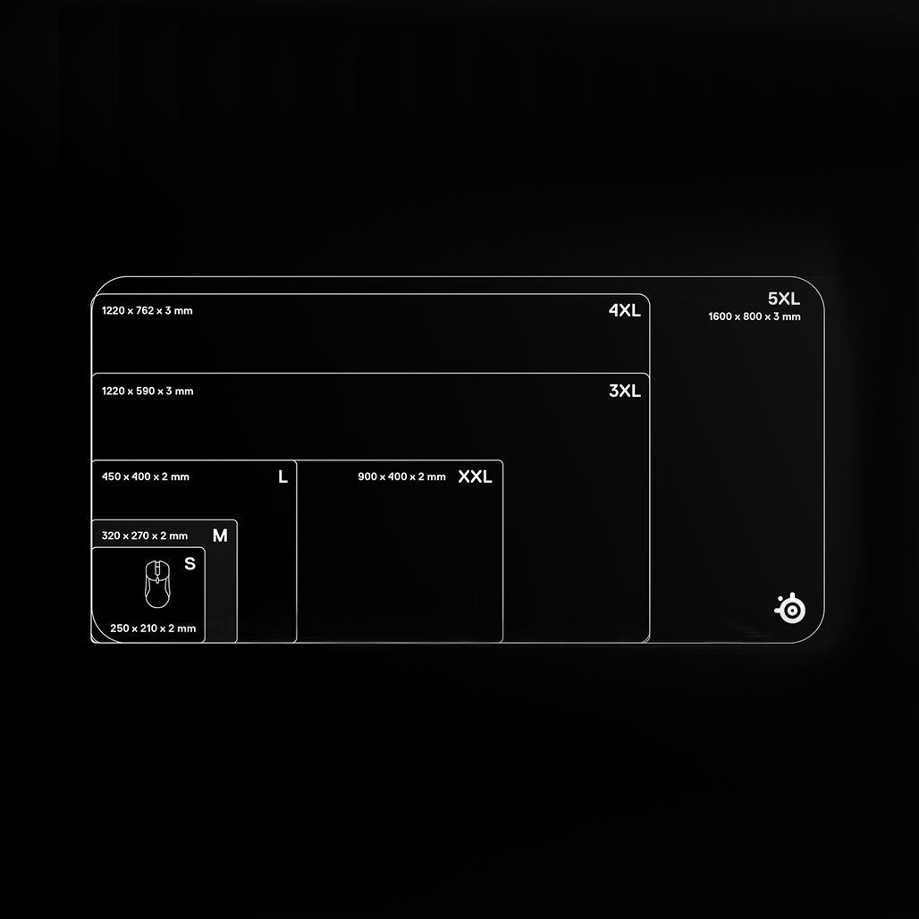 A Photo Of SteelSeries QCK Medium Gaming Mouse Pad | Micro-Woven Cloth for Precision Control | 63004