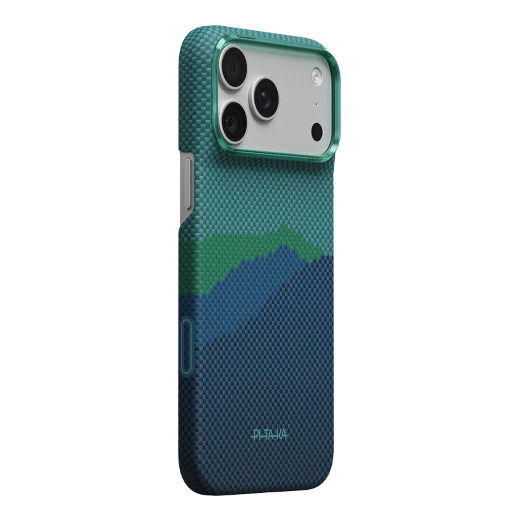 A Photo Of Pitaka Edge Case for iPhone 18 Pro / iPhone 18 Pro Max – Ultra-Thin Aramid Fiber MagSafe Case