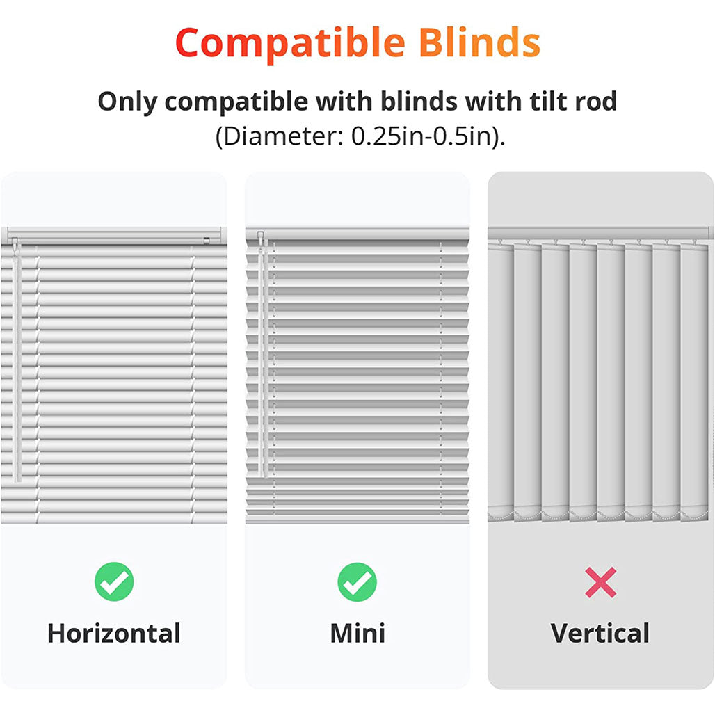 A Photo Of SwitchBot Blind Tilt with Solar Panel | Smart Blind Controller with 2000mAh Solar Power