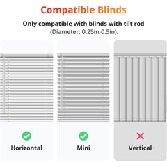 A Photo Of SwitchBot Blind Tilt with Solar Panel | Smart Blind Controller with 2000mAh Solar Power
