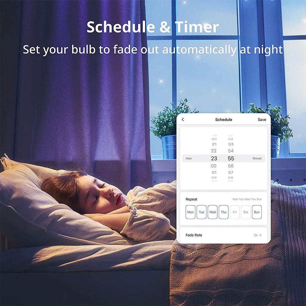 A Photo Of SwitchBot Color Bulb E27 | Smart Light Bulb with 16 Million Colors, Voice & App Control, Timers, Music Mode