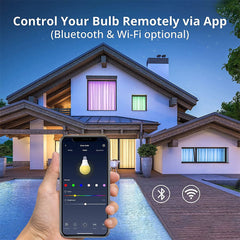 A Photo Of SwitchBot Color Bulb E27 | Smart Light Bulb with 16 Million Colors, Voice & App Control, Timers, Music Mode