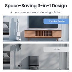 A Photo Of SwitchBot K10+ Pro Combo – Smart Robot Vacuum & Cordless Floor Sweeper