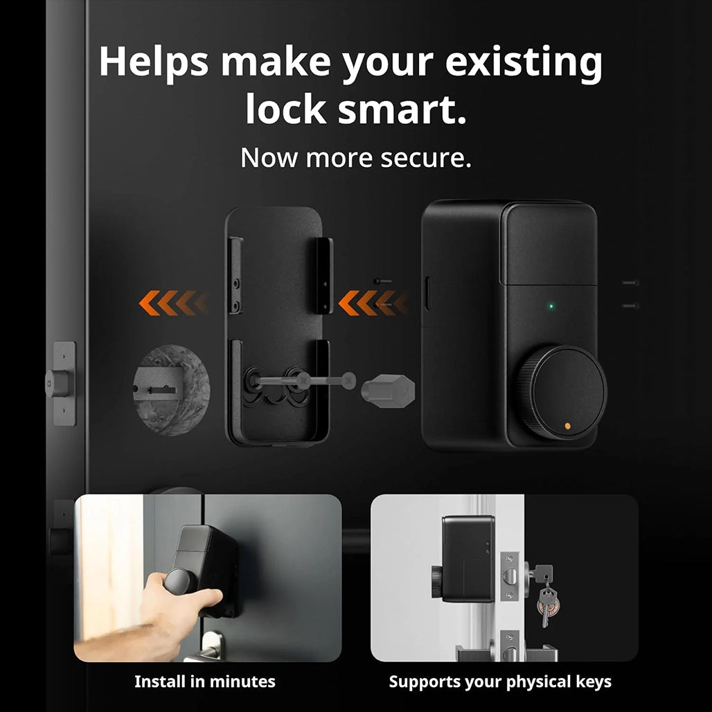 A Photo Of SwitchBot Lock Pro Smart Door Lock – Matter-Compatible, Voice Control, 15 Unlock Methods, Long Battery Life