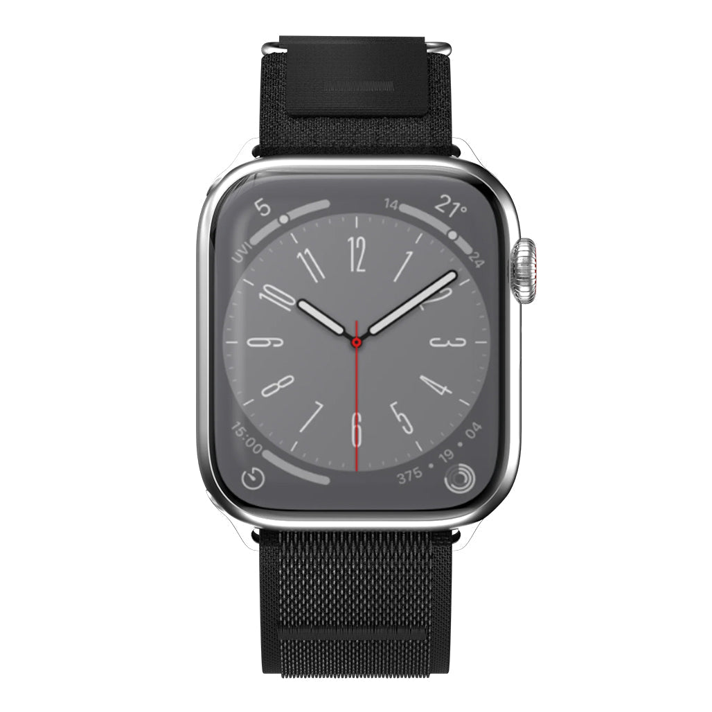 A Photo Of SwitchEasy Flex Woven Nylon Apple Watch Loop 38mm/40mm/41mm - Black