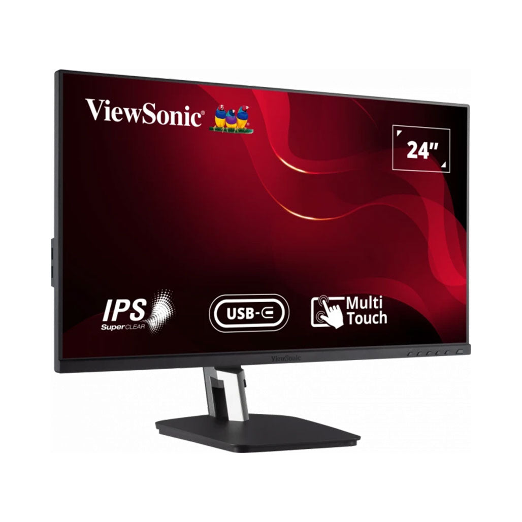 A Photo Of ViewSonic TD2455 24” Touch Monitor - Full HD, USB Type-C, Ergonomic Stand, and Advanced Touch Technology